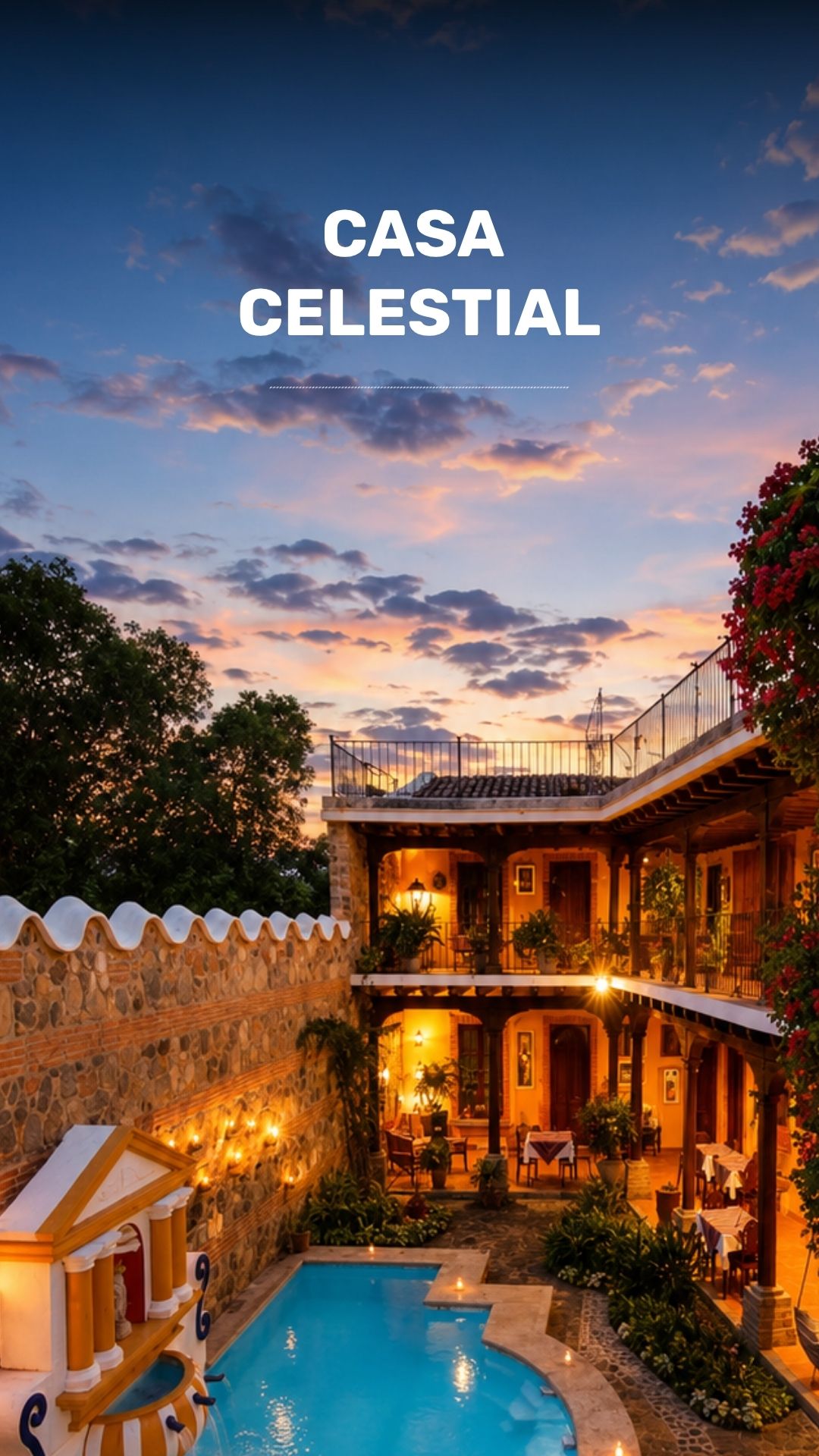 Alquiler de hotel boutique completo con piscina y personal video