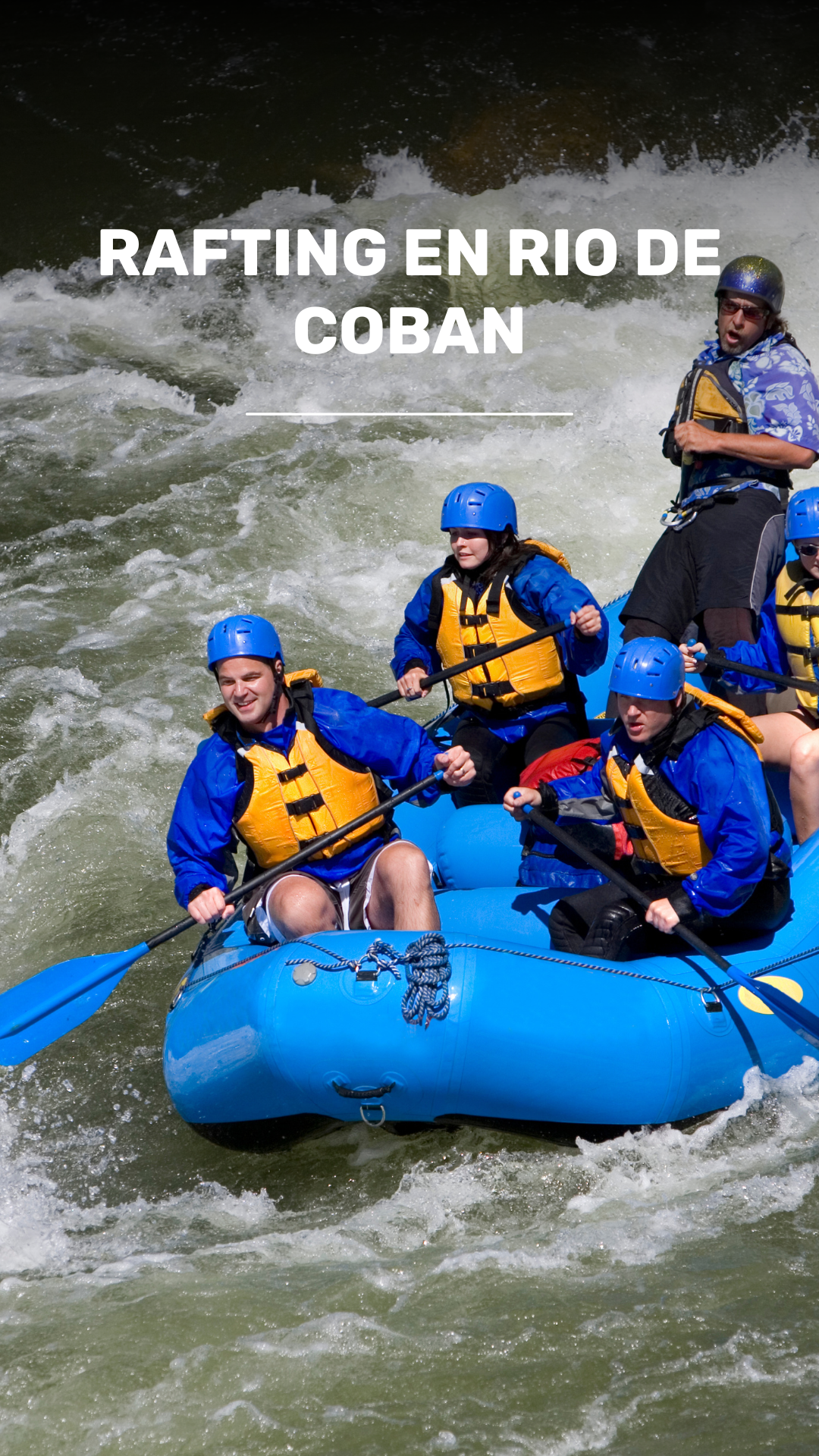 Rafting en el Río Cahabón, Cobán video