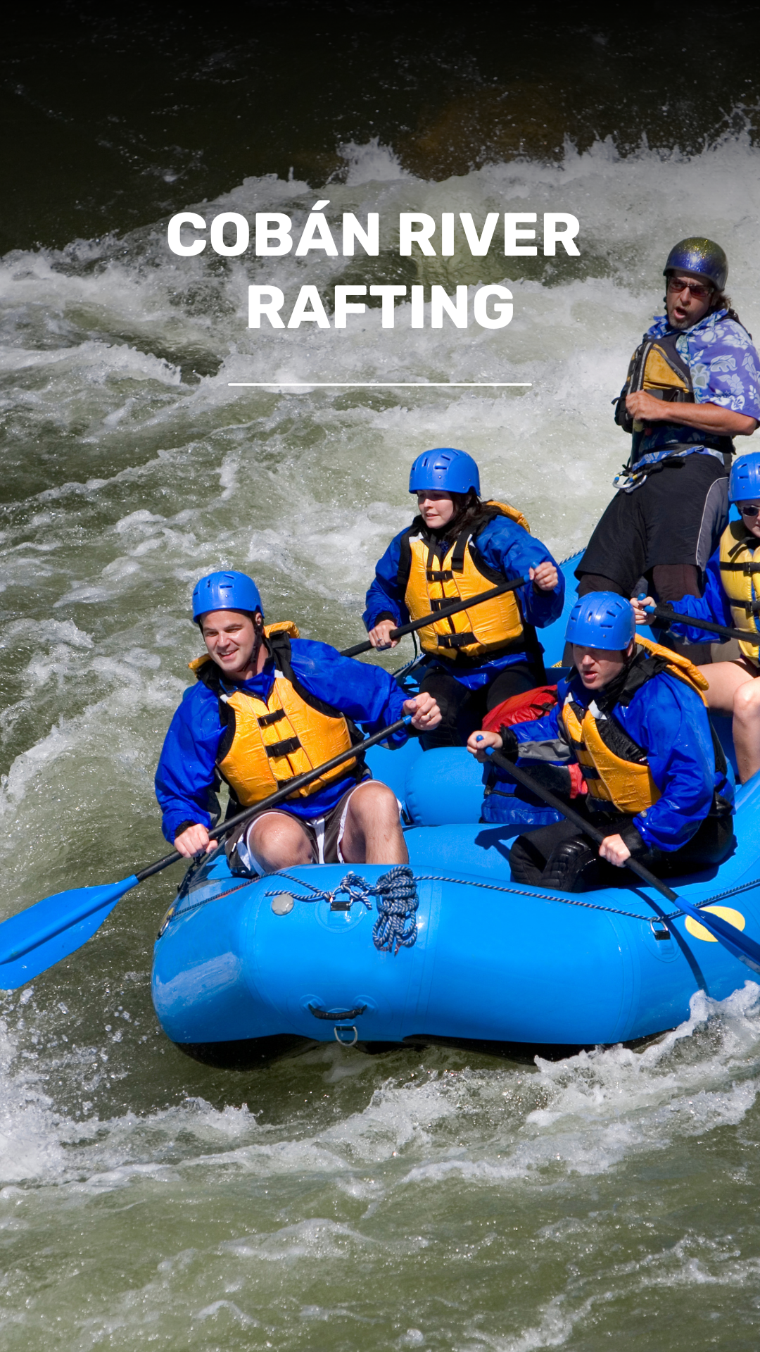 Rafting in Cahabón Coban's River video