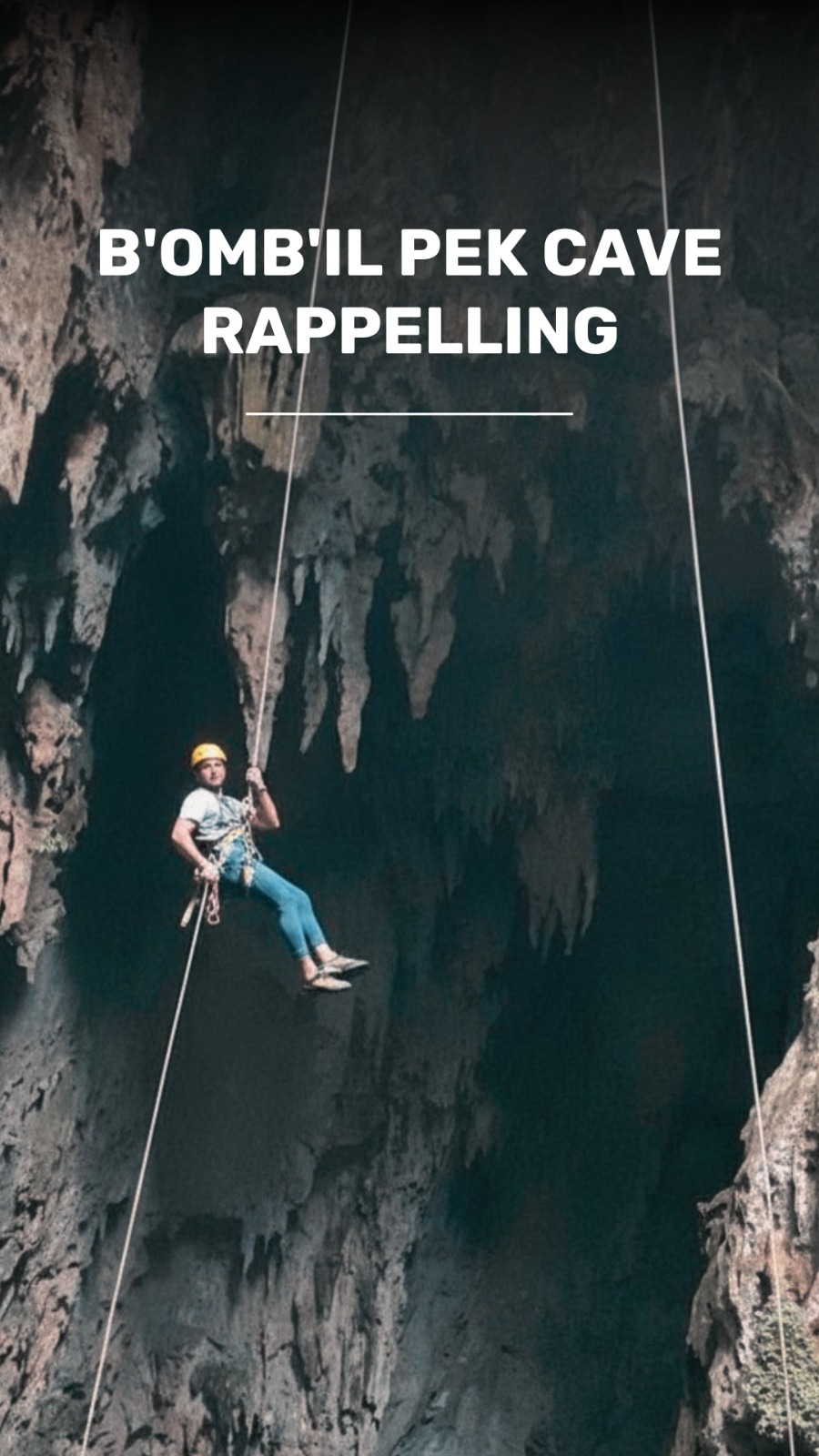 Rappel in the Caves of B'omb'il Pek video