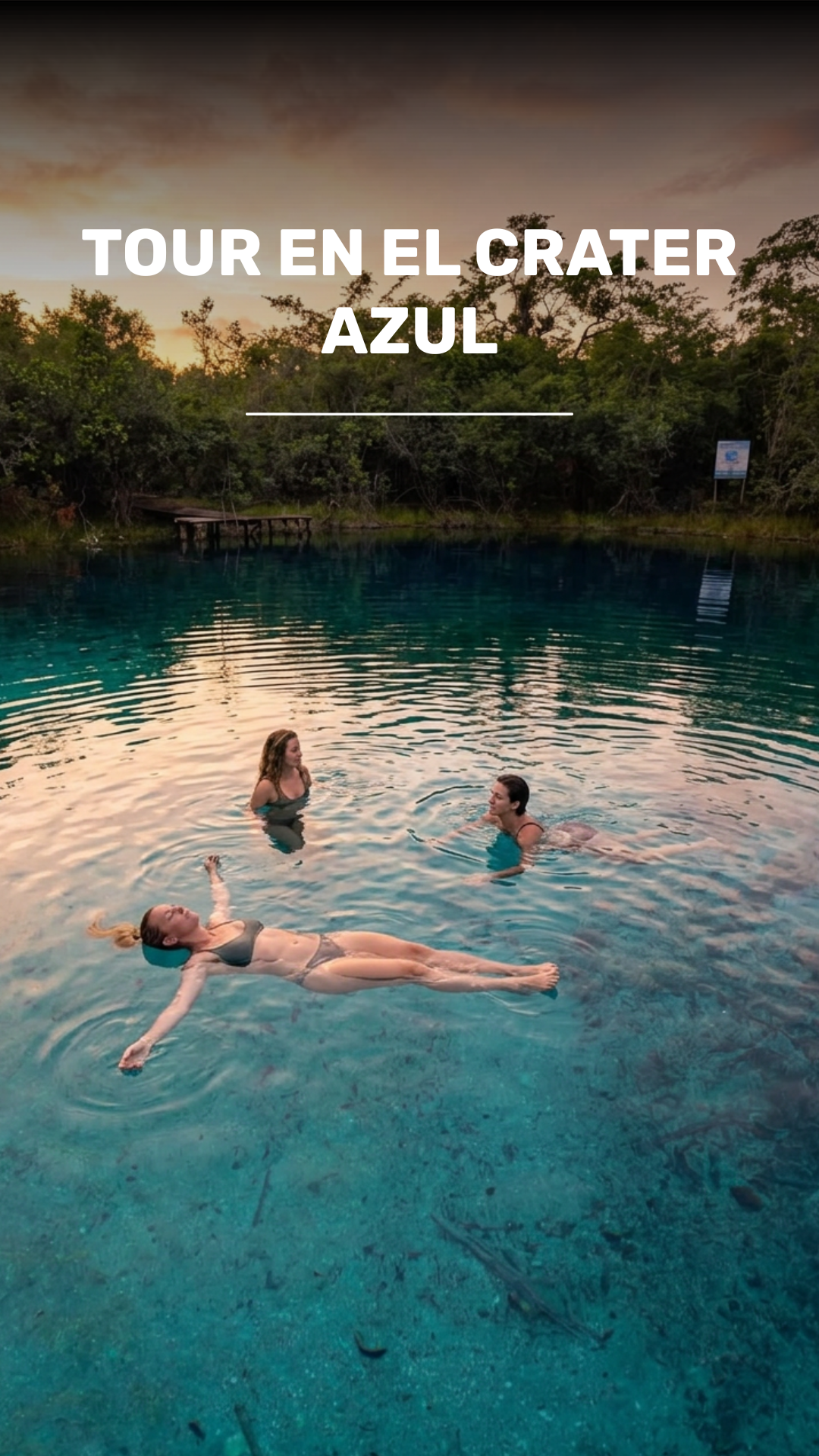 Recorre el Impresionante Cráter Azul de Petén video