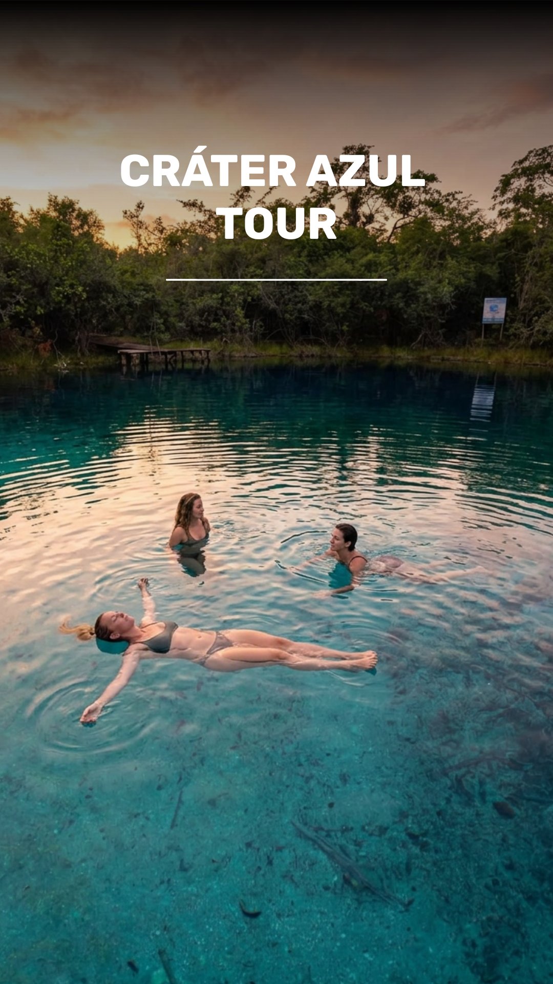 Crater Azúl Tour video