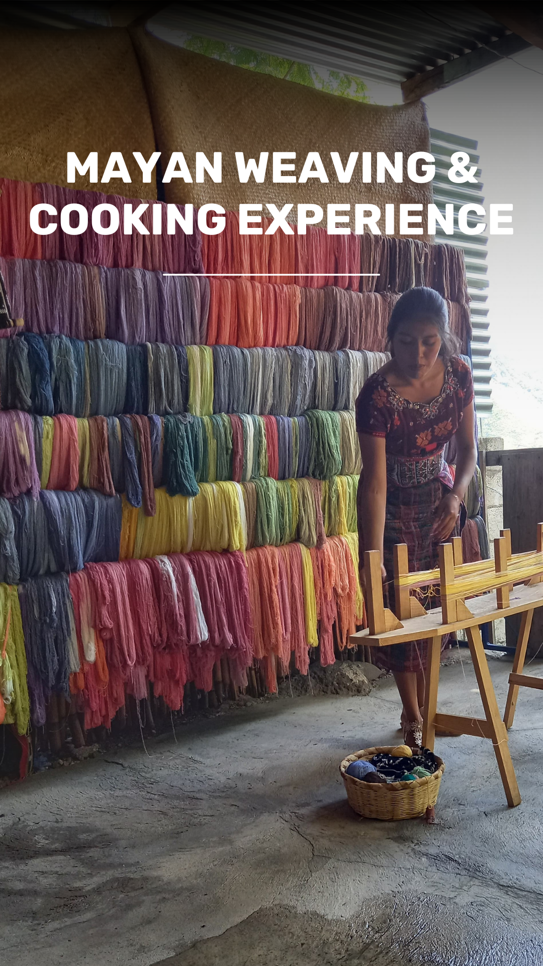 Cooking & weaving cultural class from Lake Atitlan video