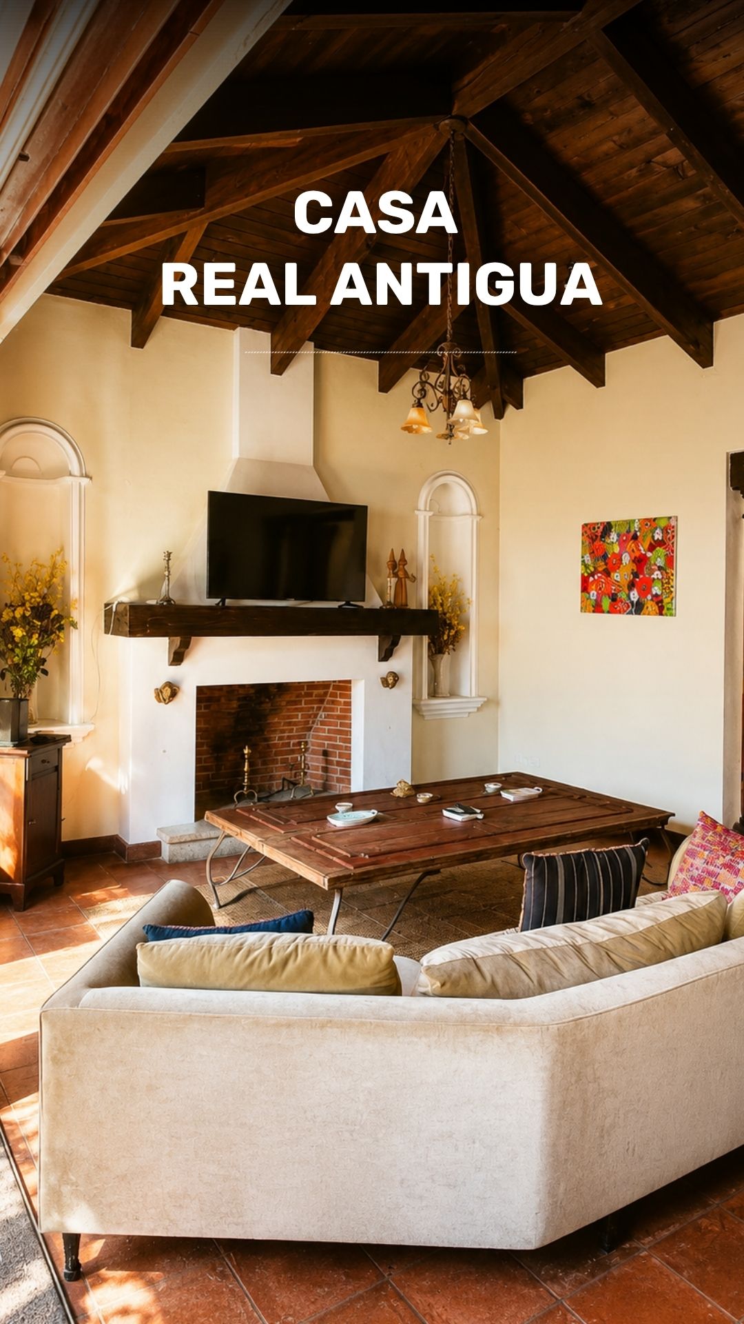 Casa colonial con seguridad 24/7 video