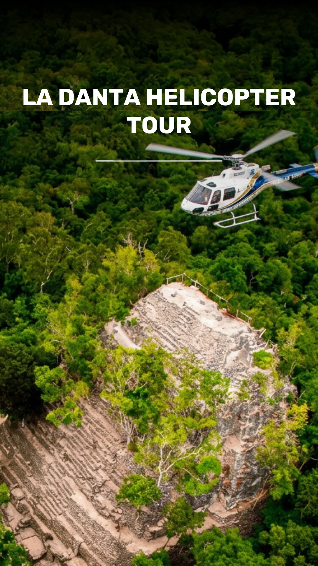 Discover La Danta, a unique helicopter experience video