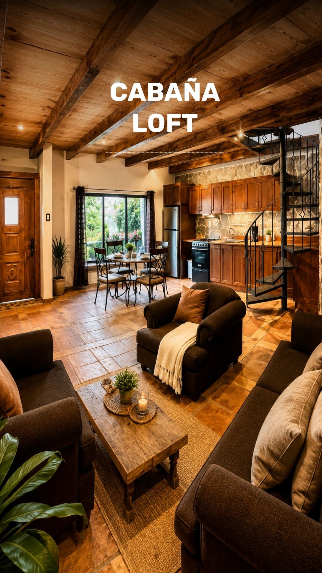 Cozy loft near Antigua with pool, jacuzzi and volcano view video