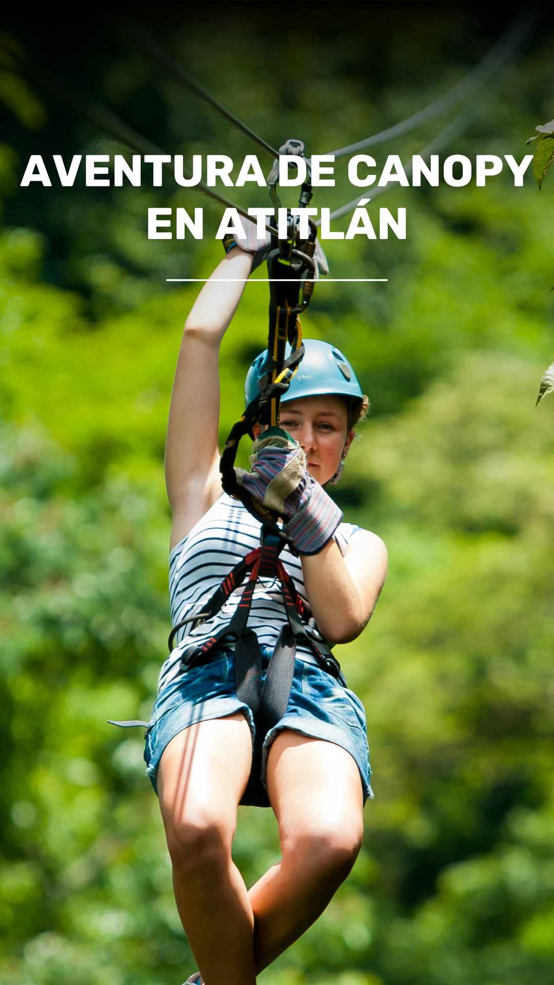 Ruta de canopy en Atitlán video