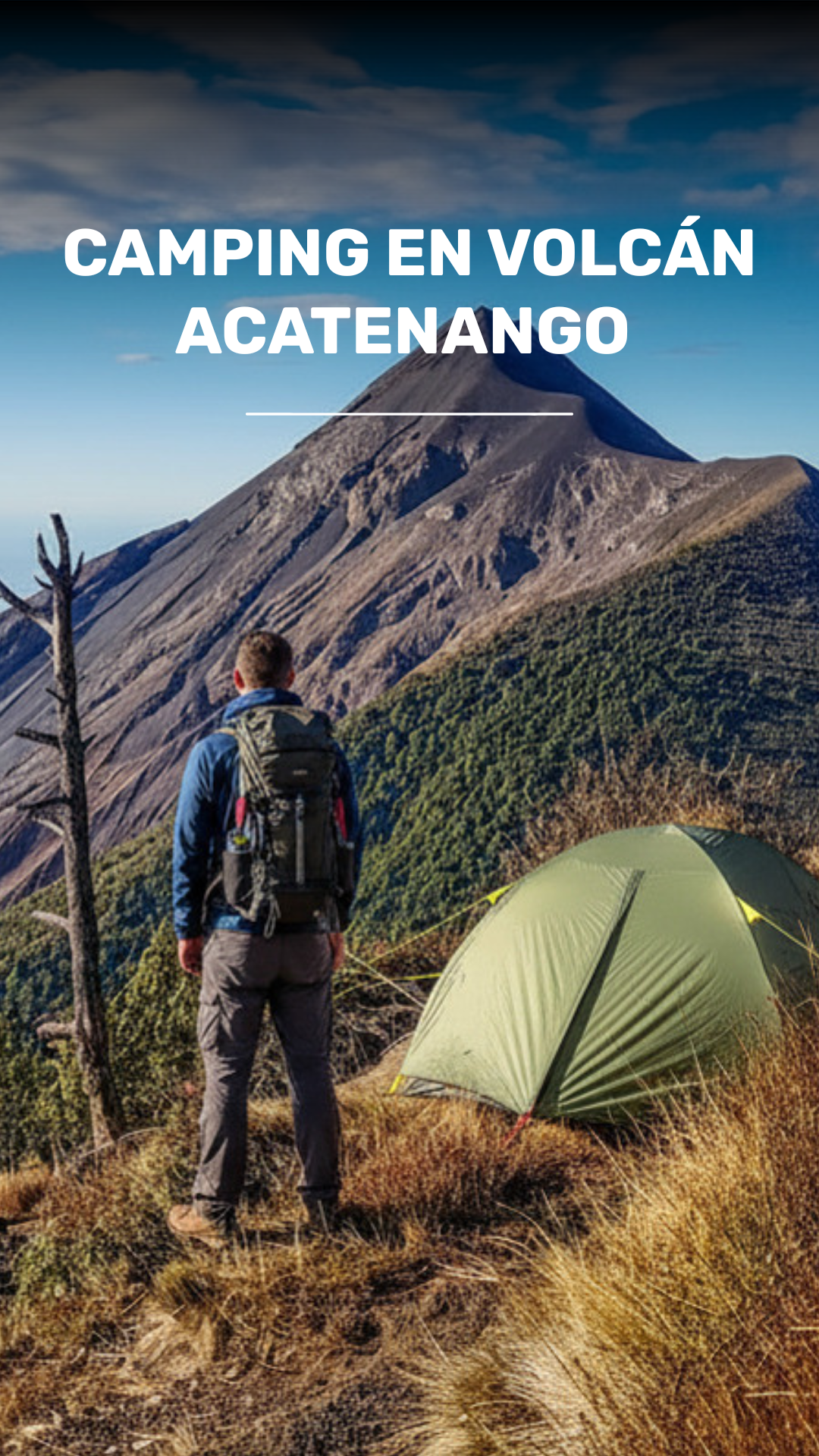 Escalada nocturna (camping) al Volcán Acatenango video