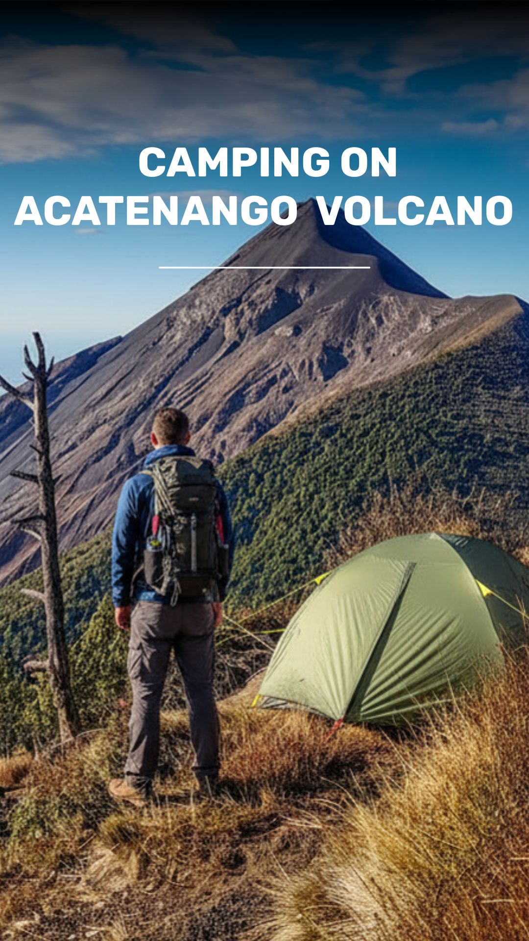 Night climbing (camping) to the Volcano Acatenango video