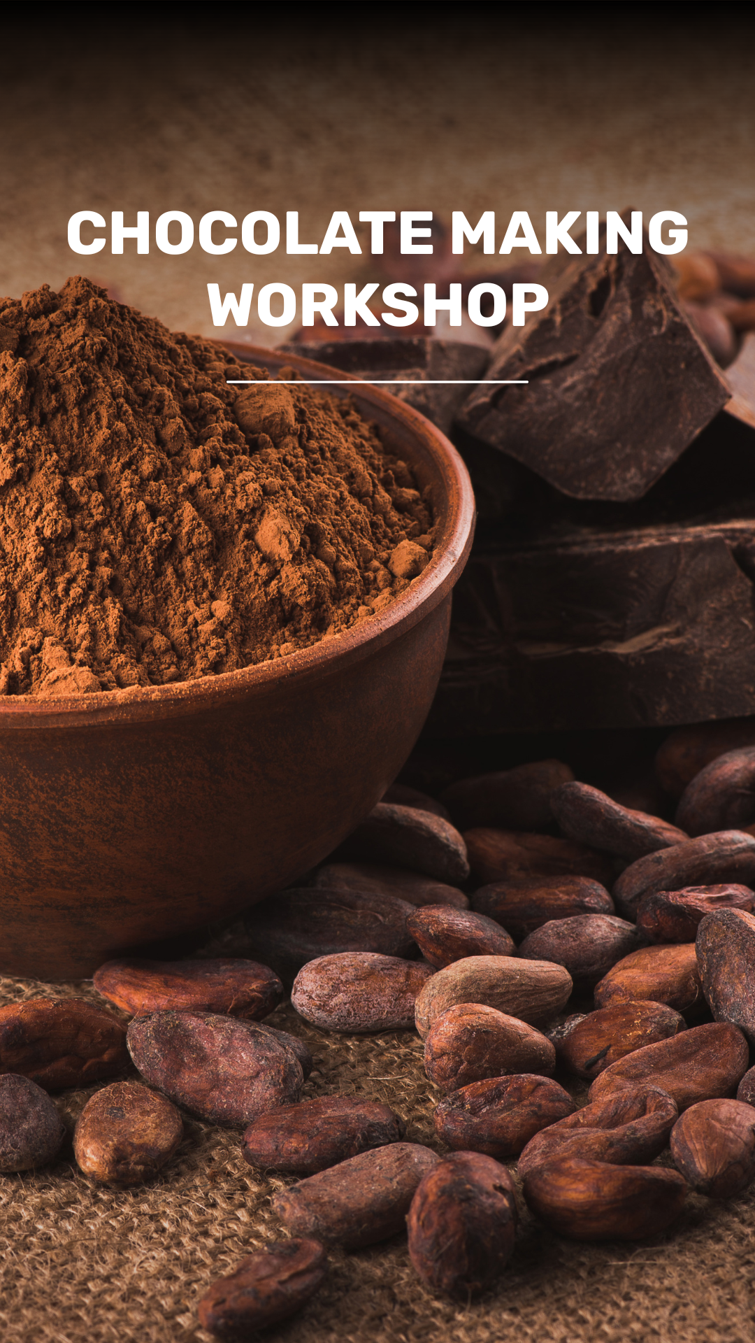 Come and make your own chocolate bar. video