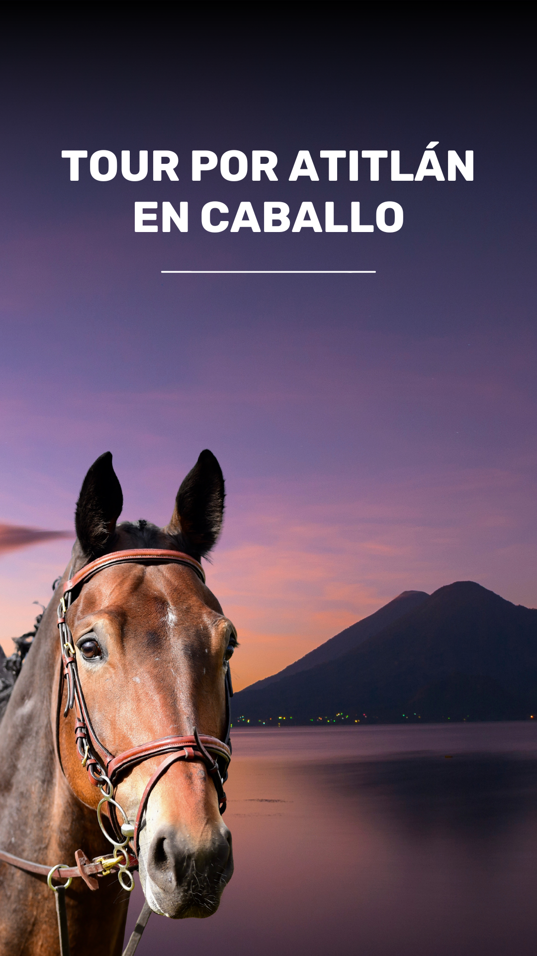 Tour a caballo en el Lago de Atitlán video
