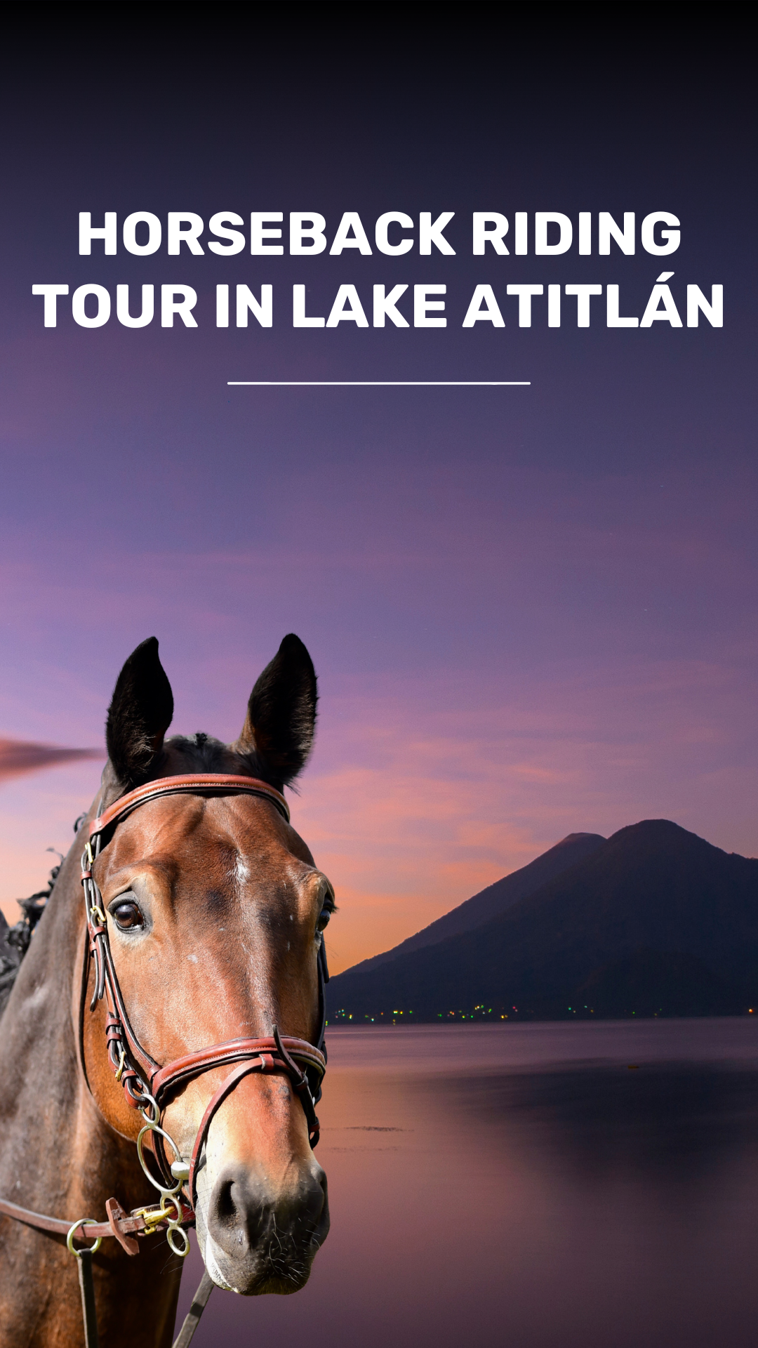 Horse tour on Lake Atitlan video