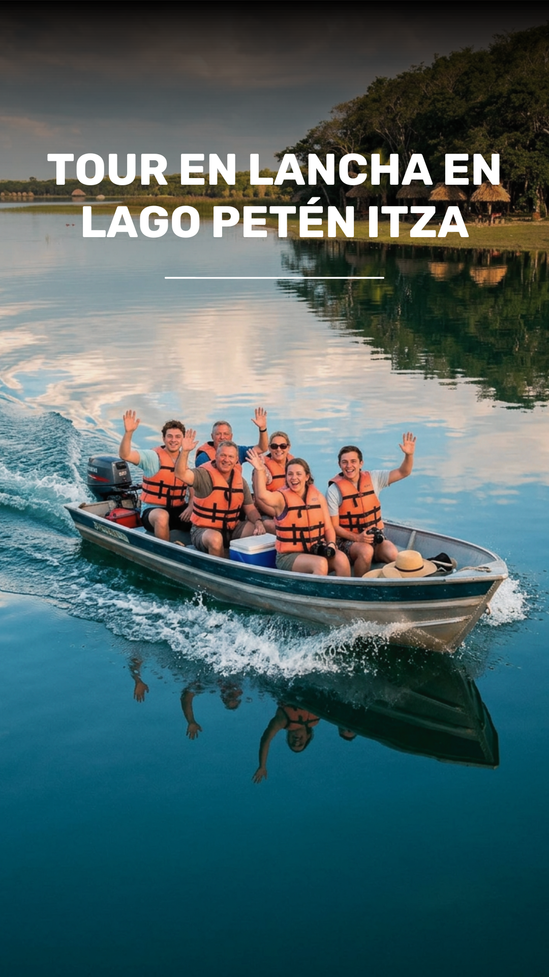 Tour Lago Petén Itzá & Cuevas Actún Kán video