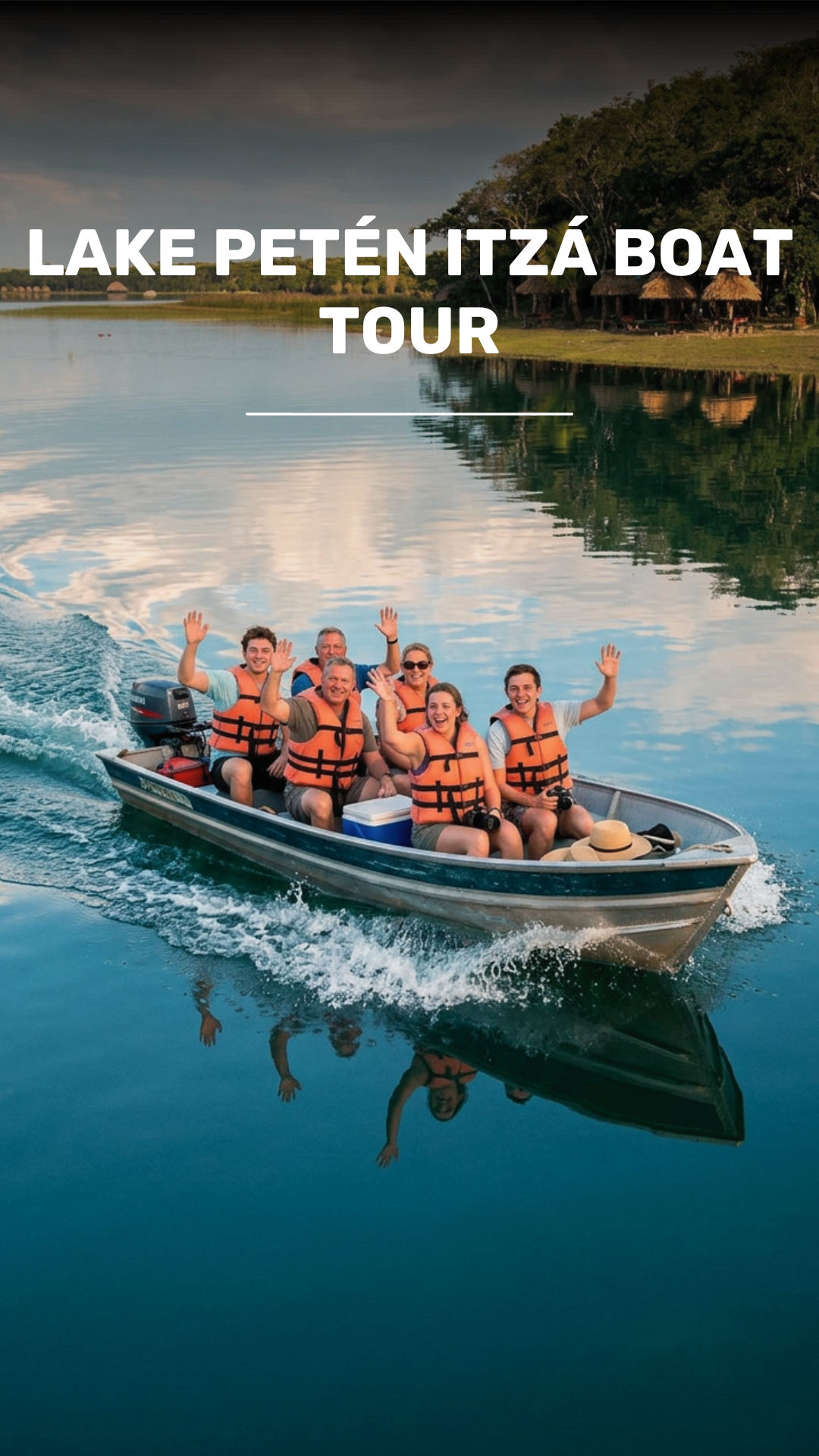Lake Peten Itza Tour  & Caves Actun Kan video