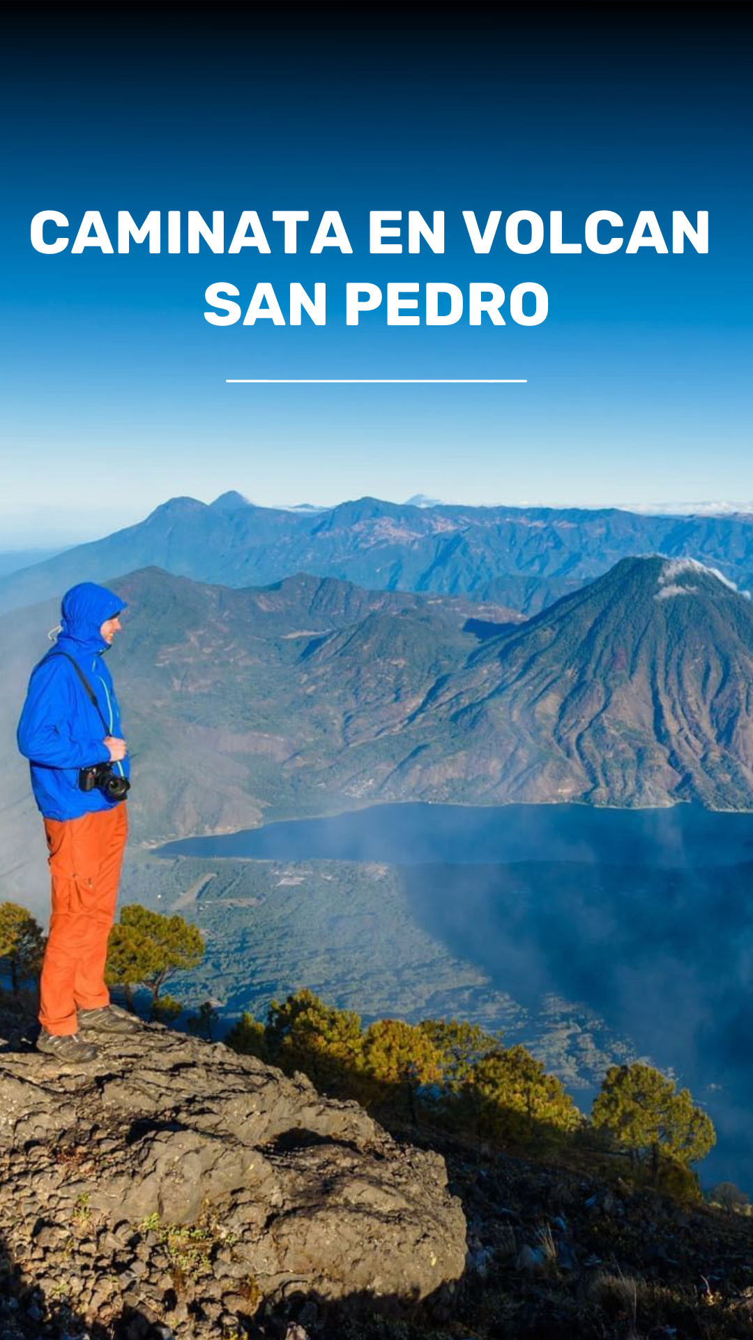 Escalada al Volcán San Pedro en el lago de Atitlán video