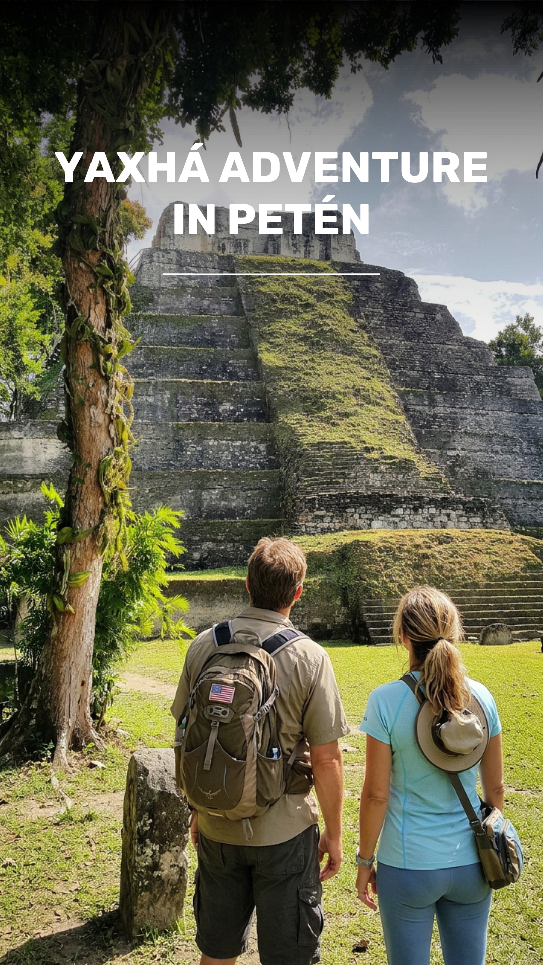 Explore the Mayan city of Yaxha from Flores video