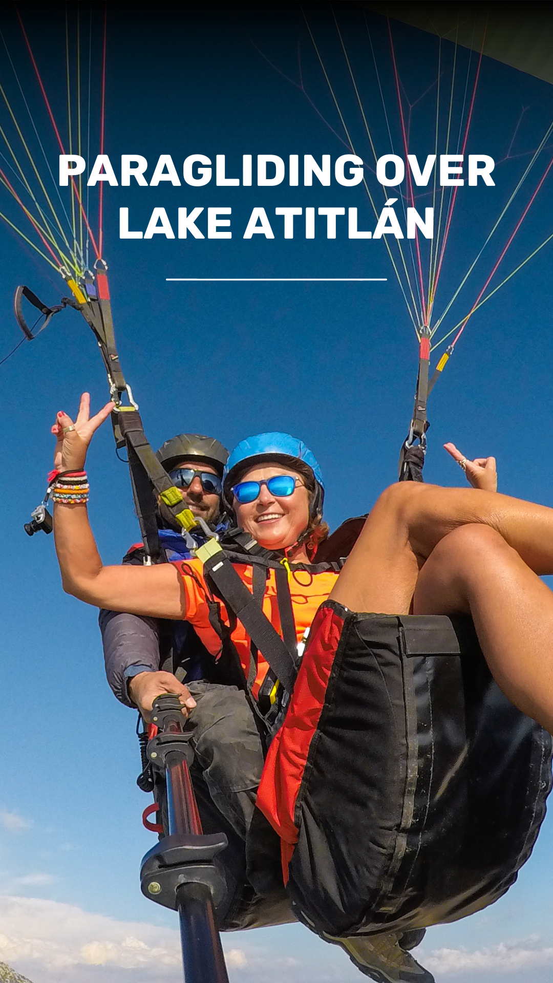 Enjoy the views by flying the beautiful lake of Atitan video