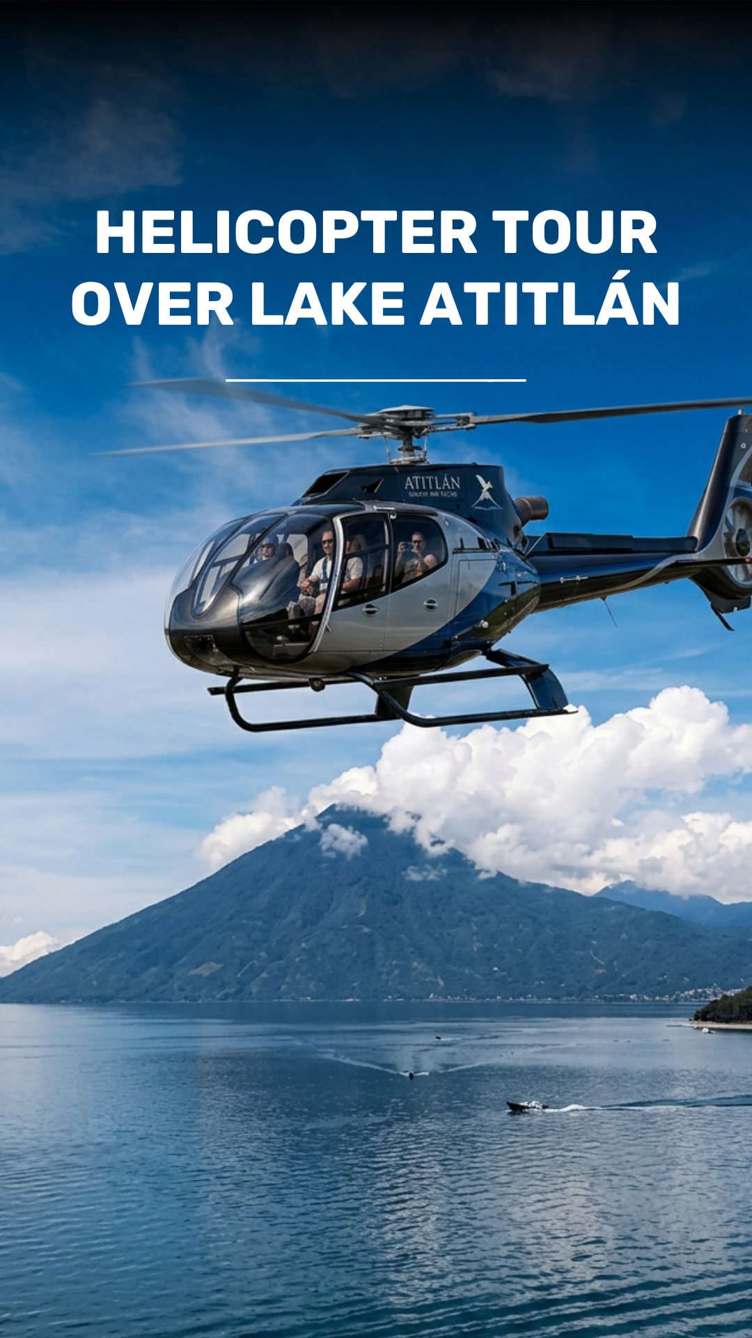 Discover the most beautiful lake from the heights. video