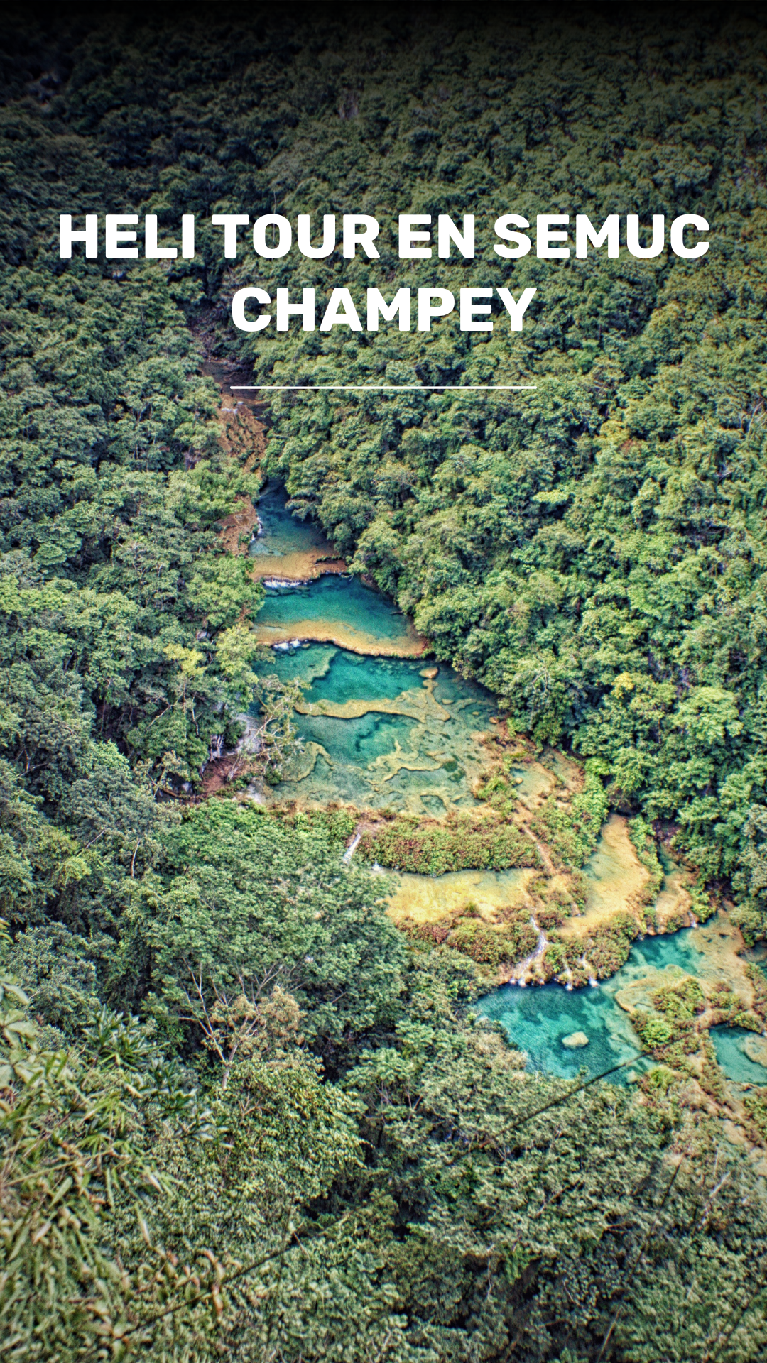 Disfruta de este paraíso natural en un viaje en helicóptero video