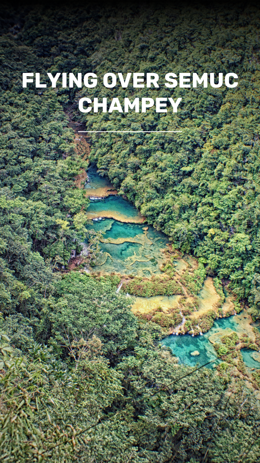 Enjoy this natural paradise on a helicopter ride video