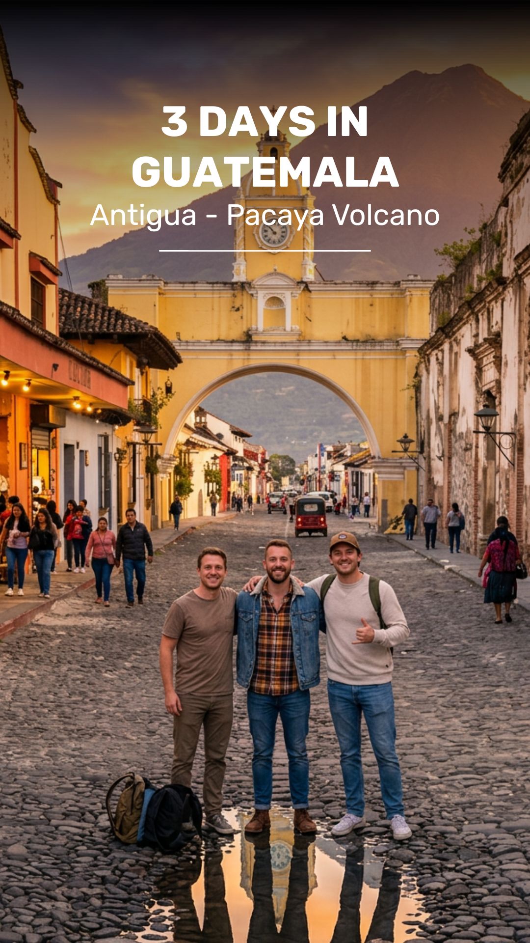 Adventure of 3 Days in Antigua Guatemala and Pacaya Volcano video