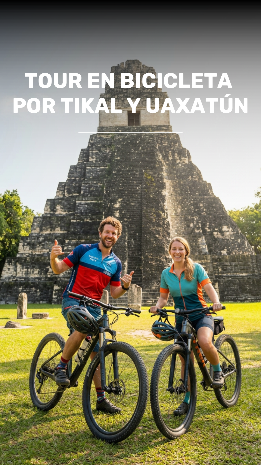 Aventura en Bicicleta por la Selva de Tikal a Uaxactún video