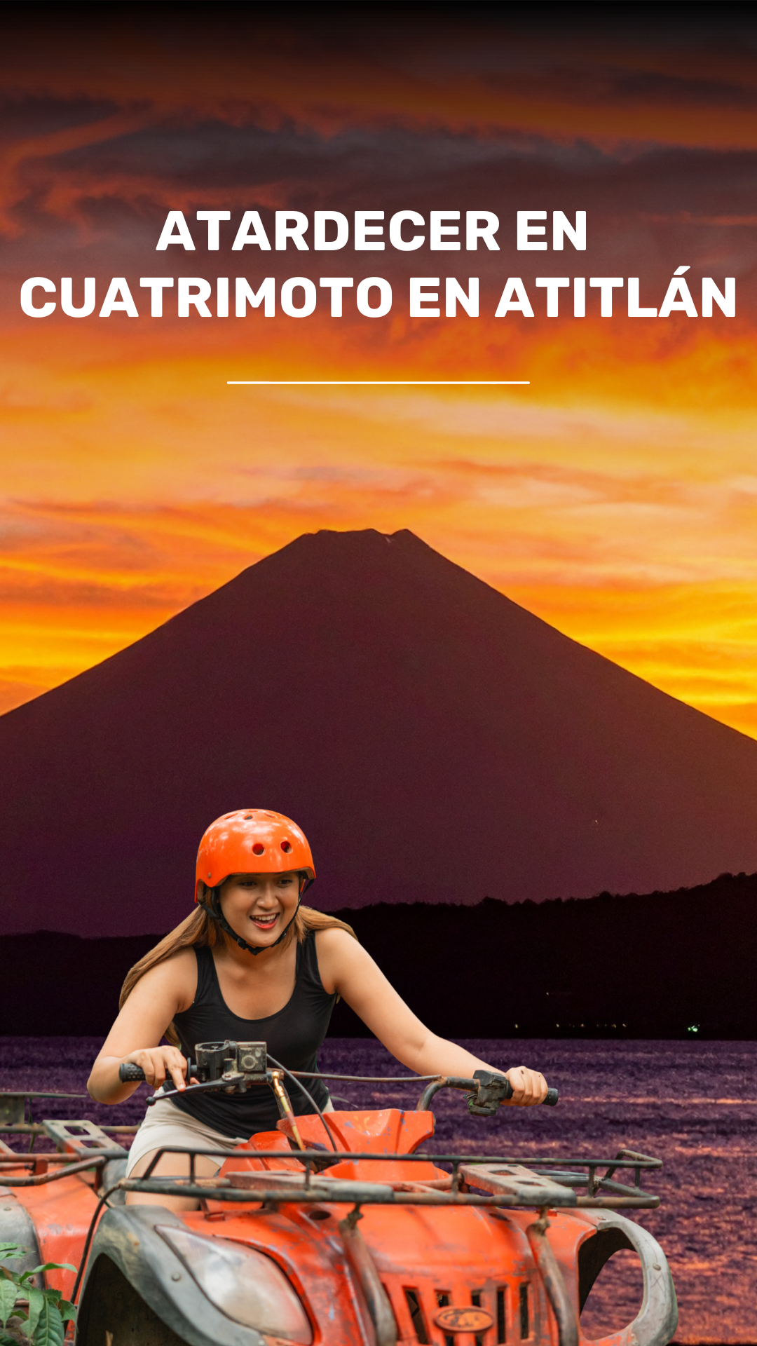 Tour del Atardecer en Cuatrimoto por el Lago de Atitlán video