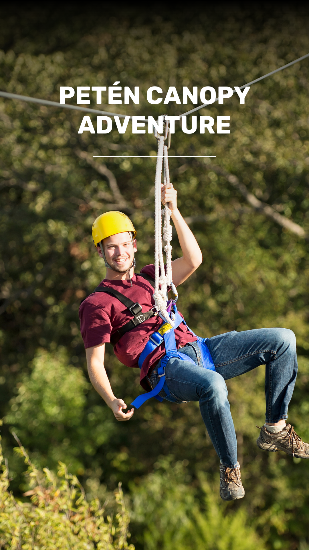 Fly over the Selva of Petén Aventura Extrema video