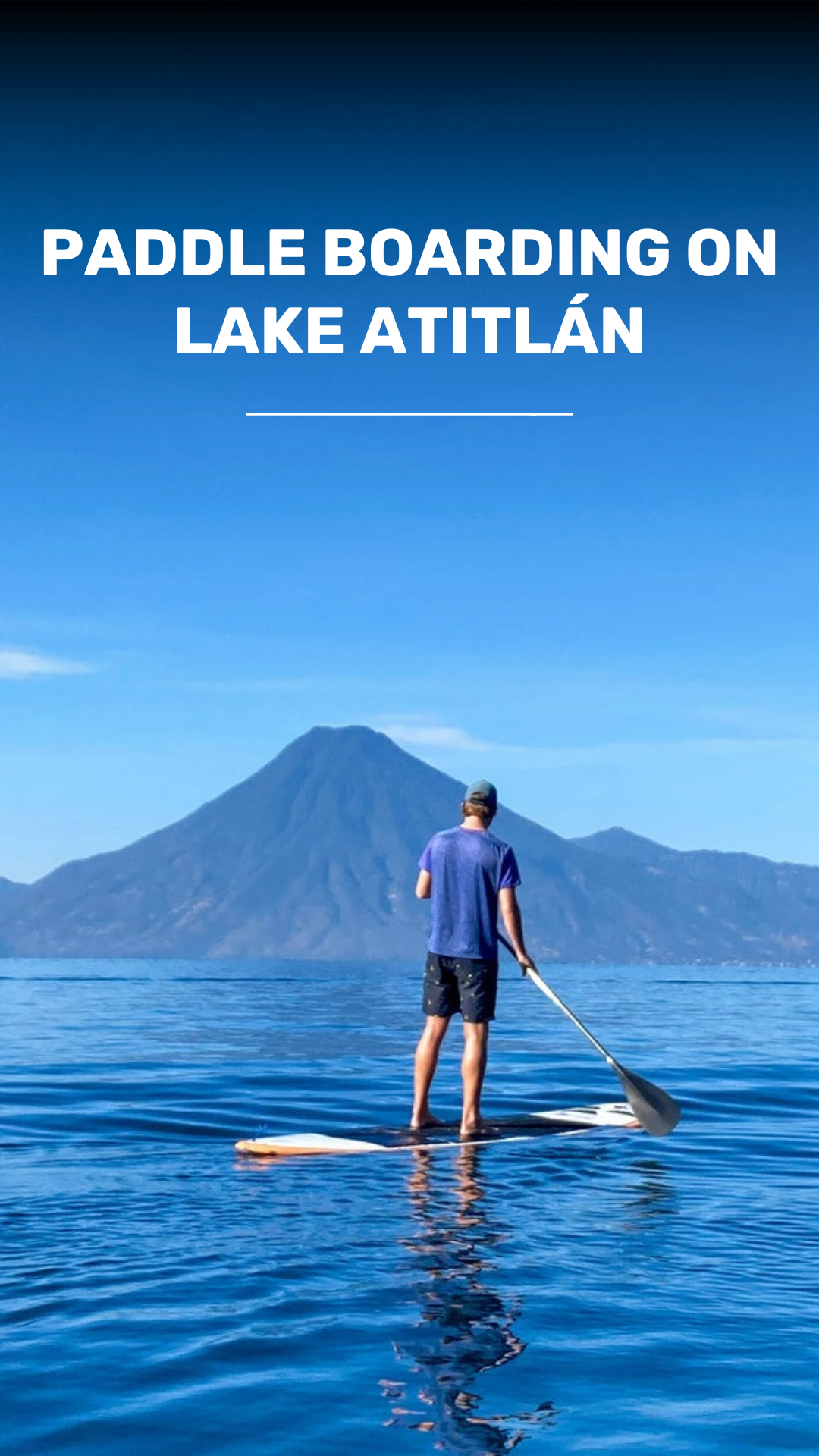 Paddle Board Morning Exploration in Lake Atitlan video