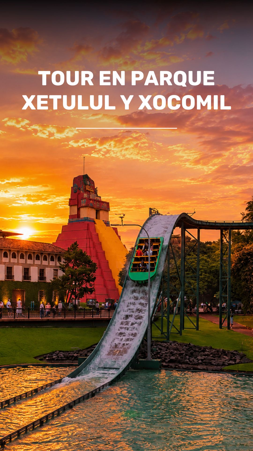 Diversión Acuática y Aventura en Xocomil y Xetulul video
