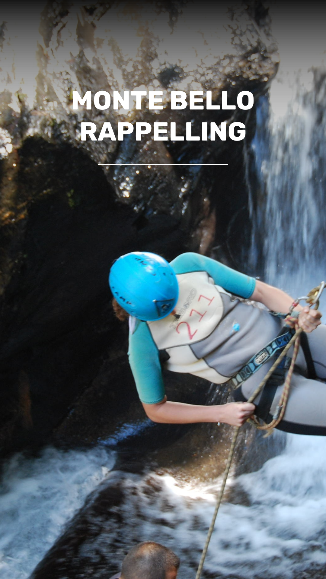 Rappel adventure in the Montebello Cascades video