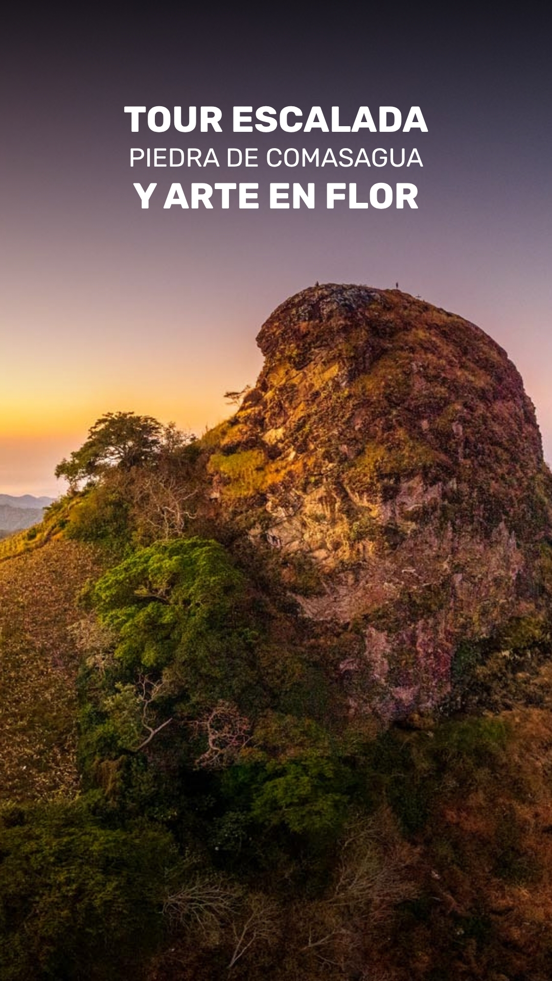 Tour Escalada Piedra de Comasagua y Arte en Flor video