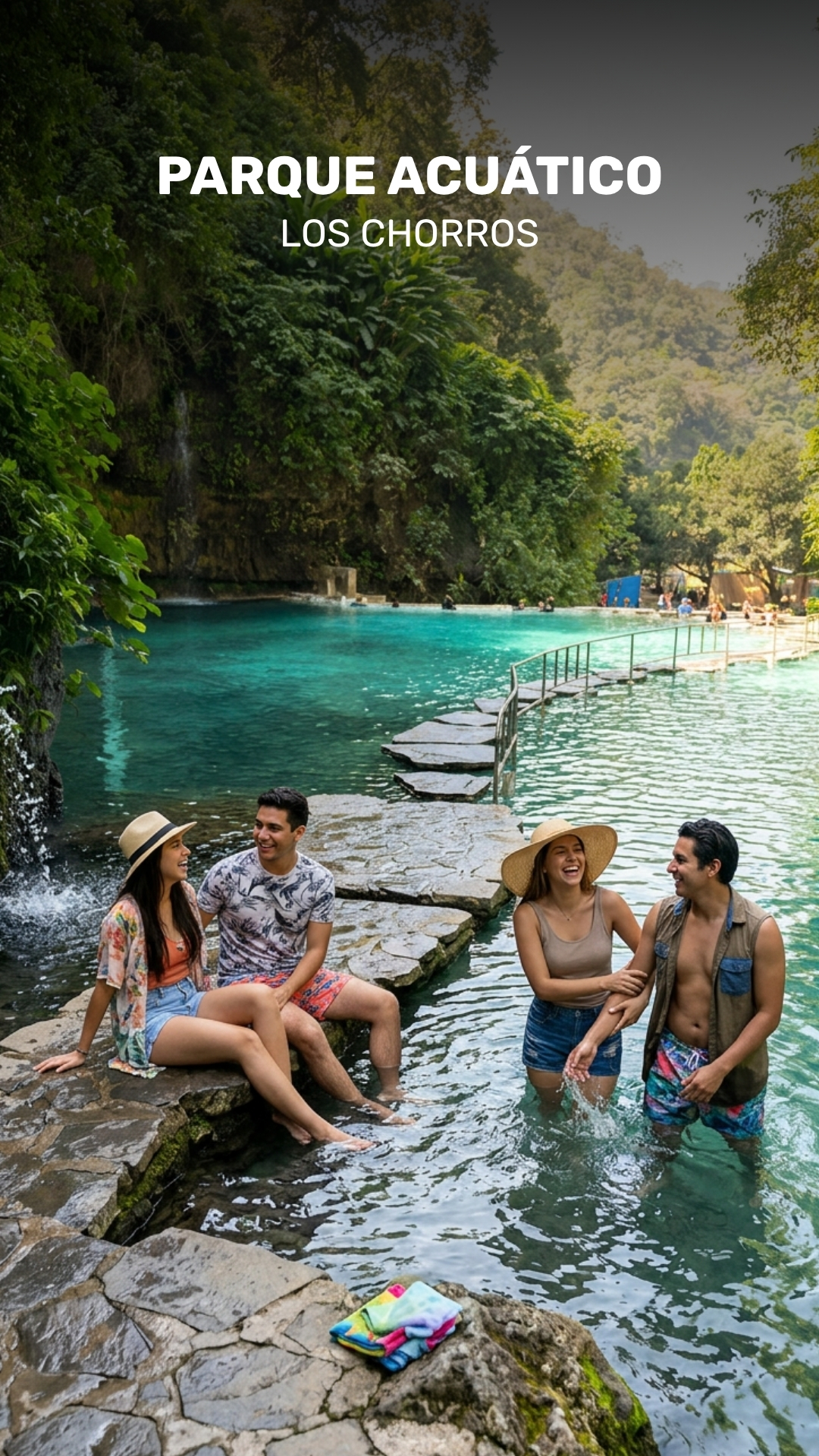Parque Acuático los Chorros, El Salvador. video