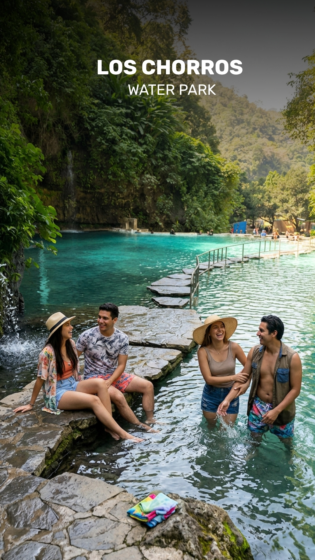 Los Chorros Water Park, El Salvador. video