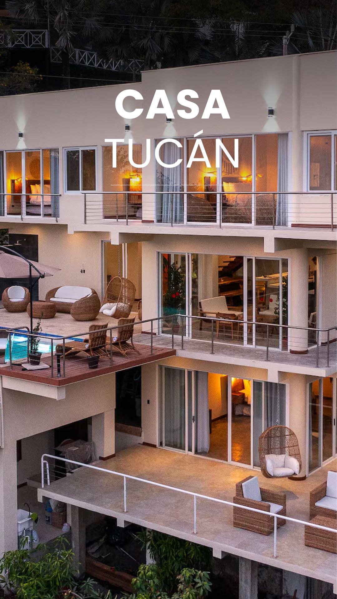 Casa Tucán, tropical luxury beachfront video