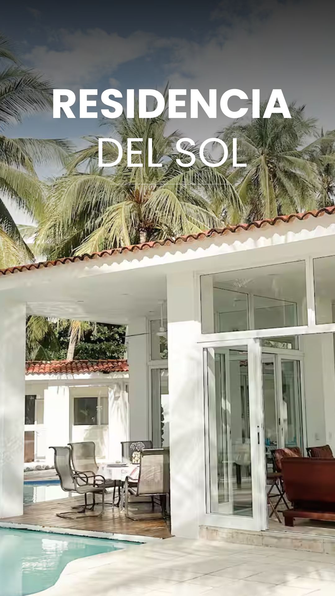 Residencia del Sol, beachfront villa video