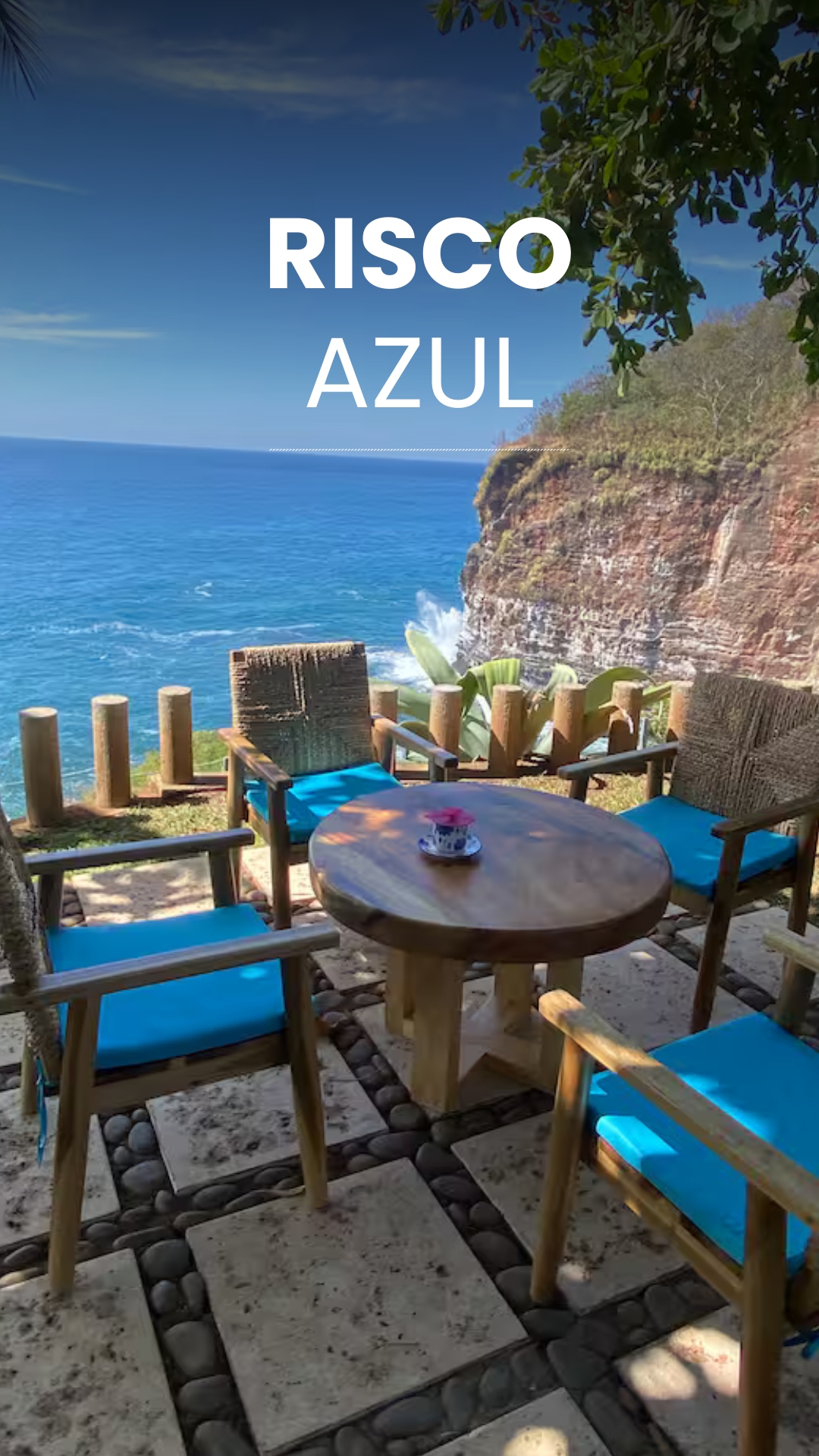 Exclusive cliffside retreat overlooking the sea video