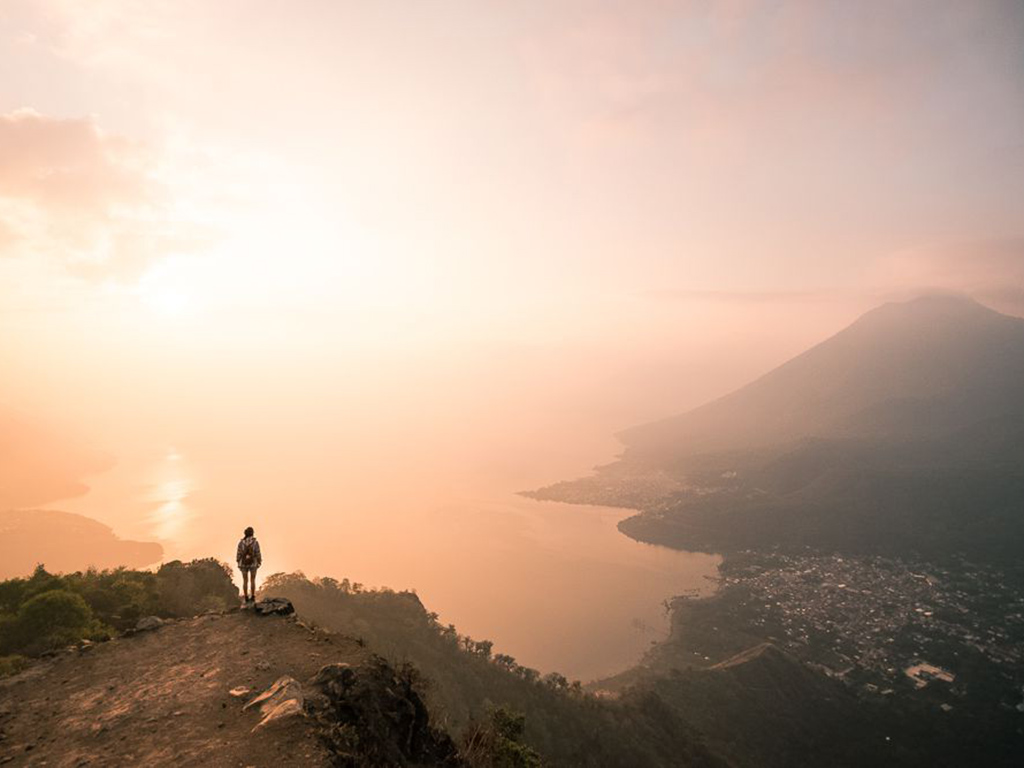Sunrise Indian Nose Lake of Atitlan - 2