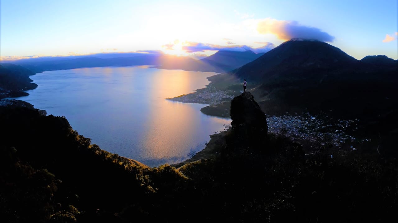 Sunrise Indian Nose Lake of Atitlan - 1