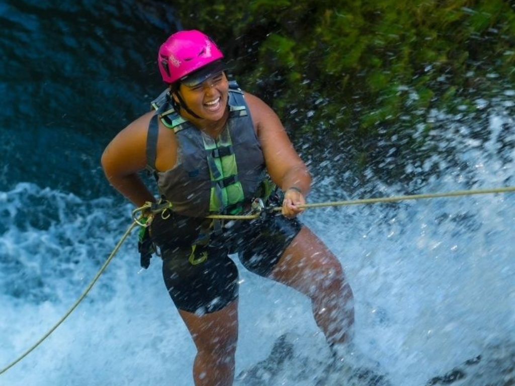 Rappel adventure in the Montebello Cascades - 2
