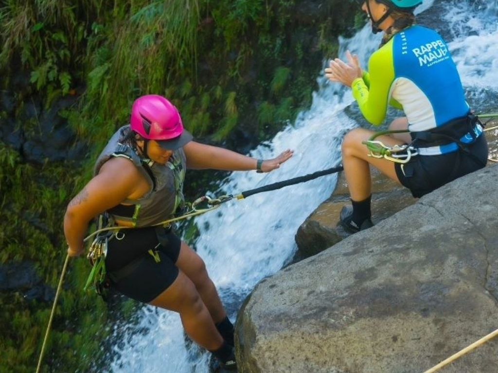 Rappel adventure in the Montebello Cascades - 4
