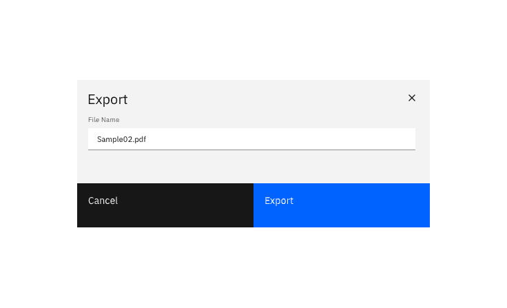 Example of a generate button