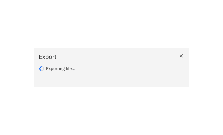Example of a successfully created API key