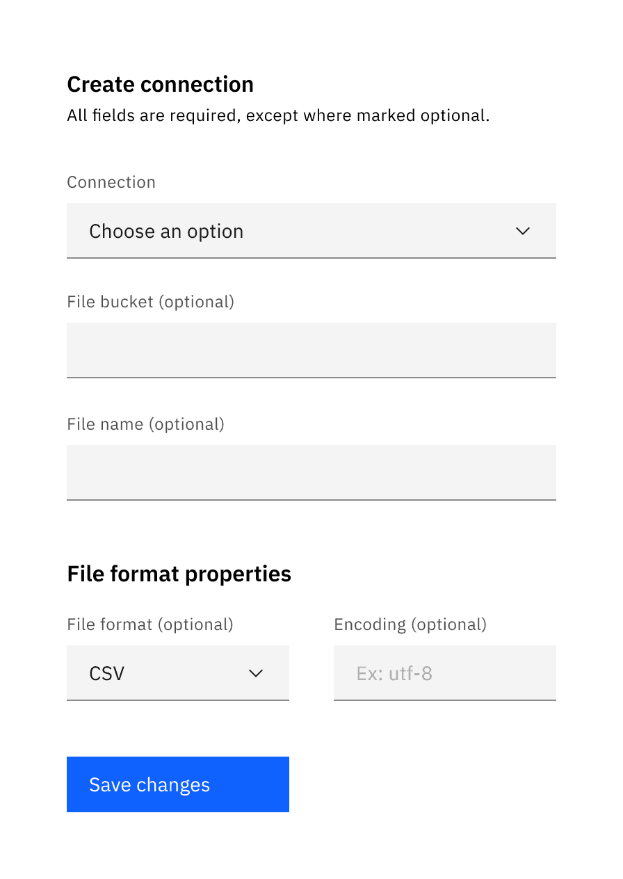 Don't mark fields (optional) when the majority of the fields are optional.