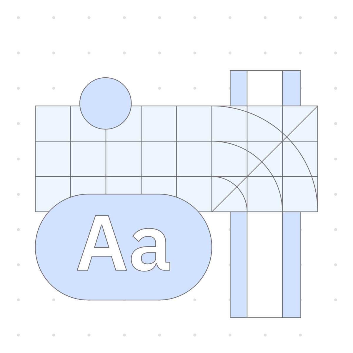 Abstract illustration of foundations