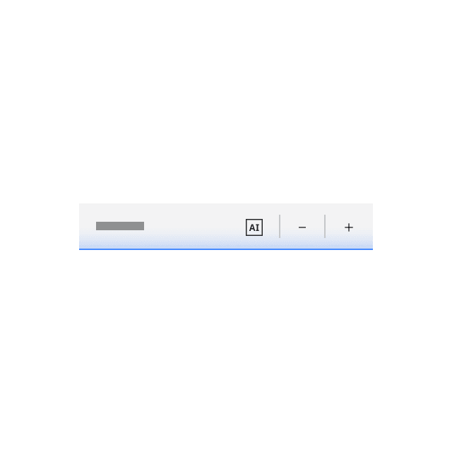 AI Number input