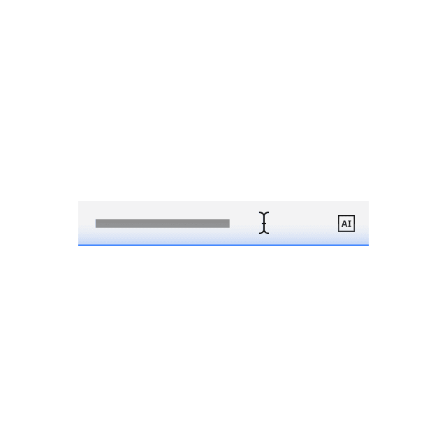 AI Text input