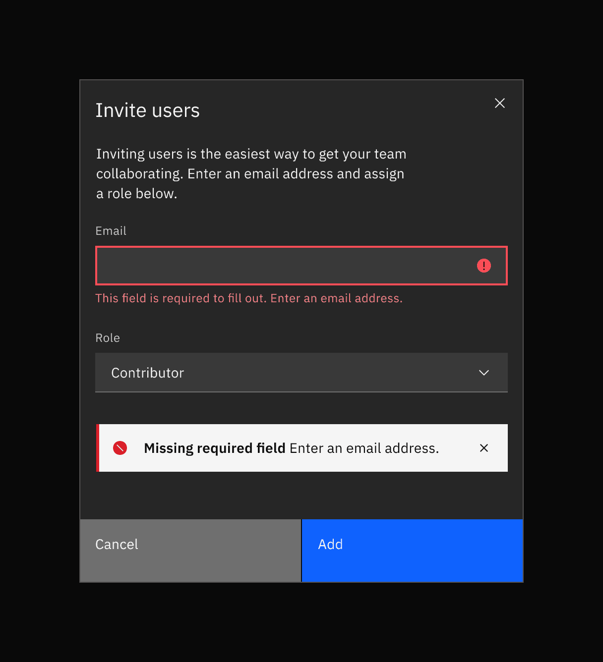 Validation example