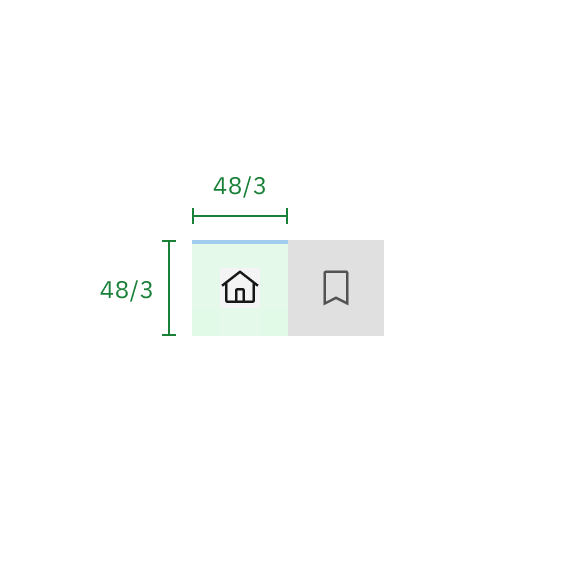 Do keep the width equal to the height.