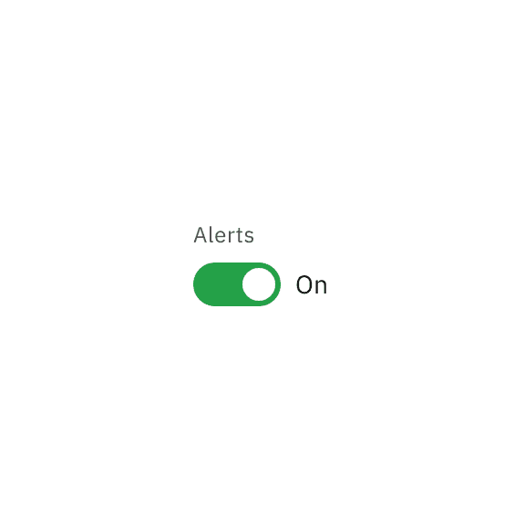 Do include the on/off text for the toggle's state whenever space permits